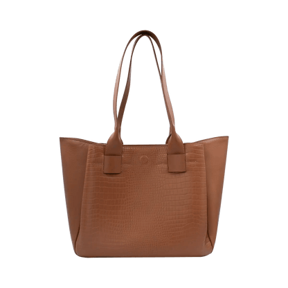 Leather Tote style Handbag with Fully Organized Interior