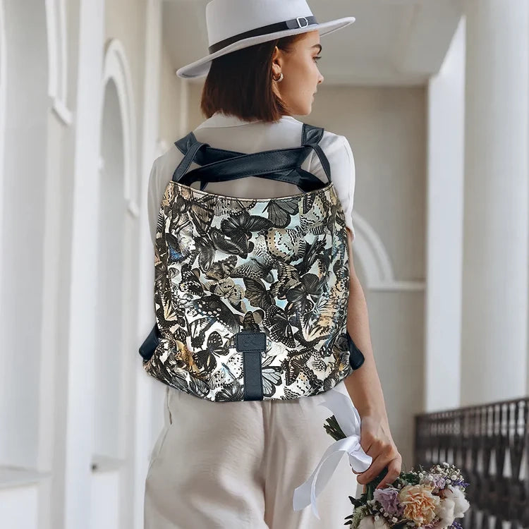 Backpack | Leather Convertible Backpack &amp; Shoulder Bag