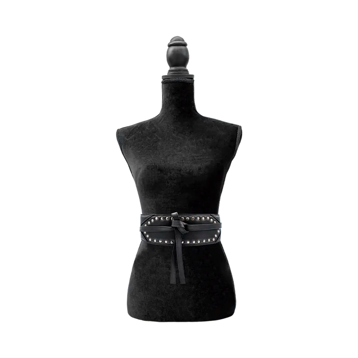 leather black studded Wrap-Around Belt For Women. Fashionable accessories for women. Shop in San Diego, CA.