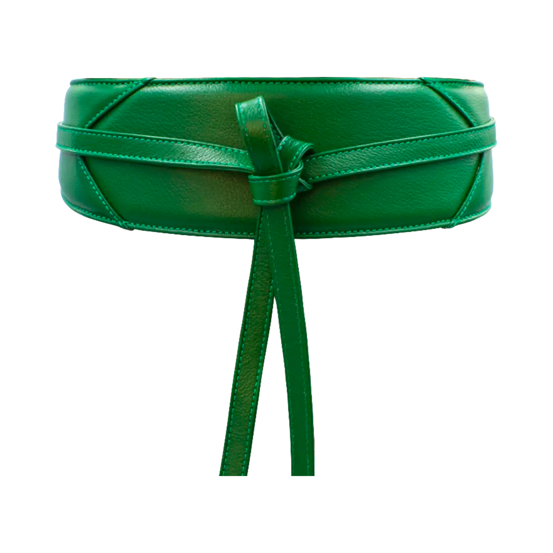 large green wrap-around belt for women. Available in San Diego, CA.