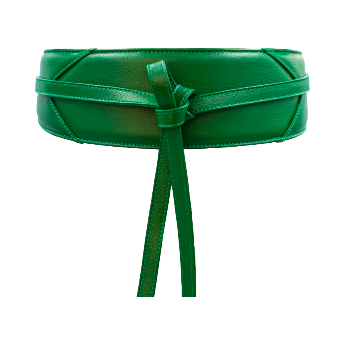 large green wrap-around belt for women. Available in San Diego, CA.