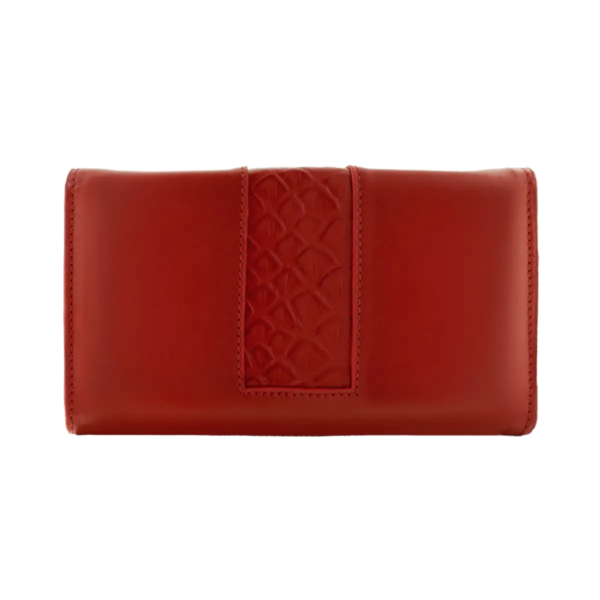 large red leather wallet for women. Fashion accessories for women, shop in San Diego, CA.