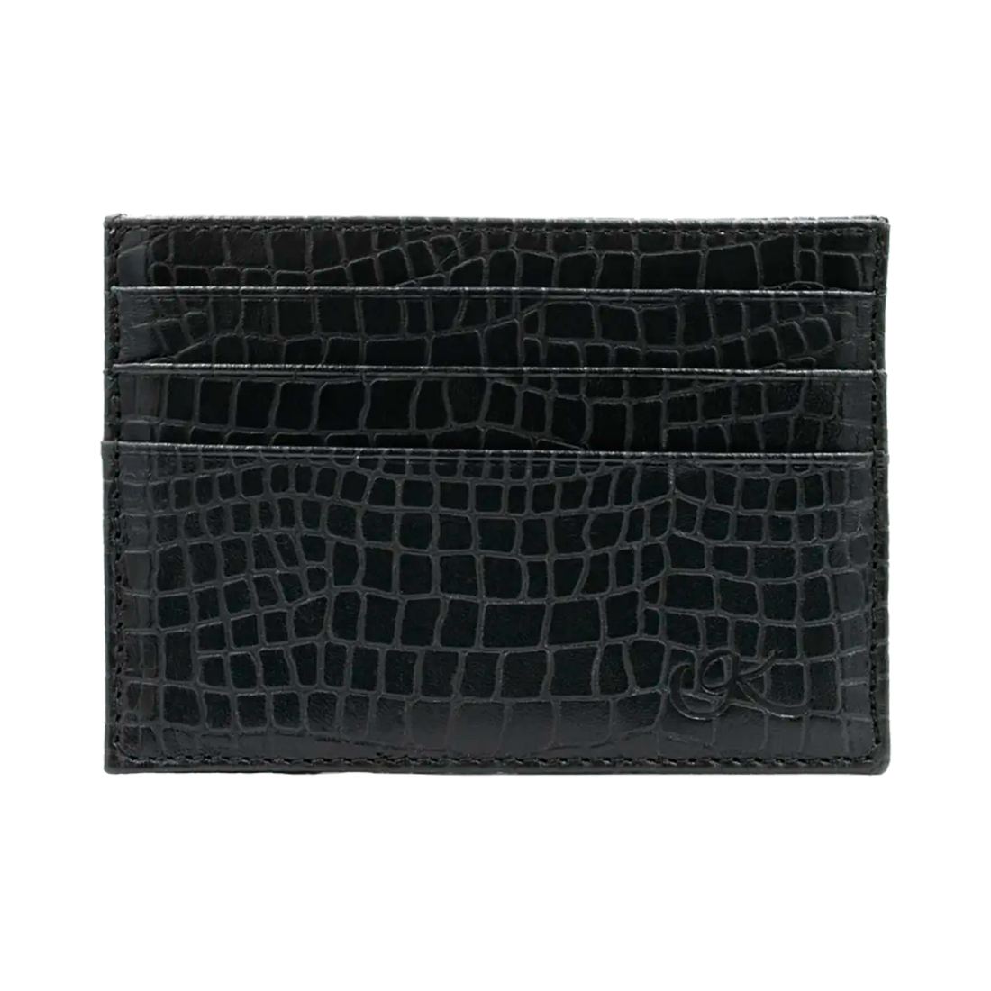small black small leather print wallet. Accessory for men &amp; women. Shop in San Diego, CA.
