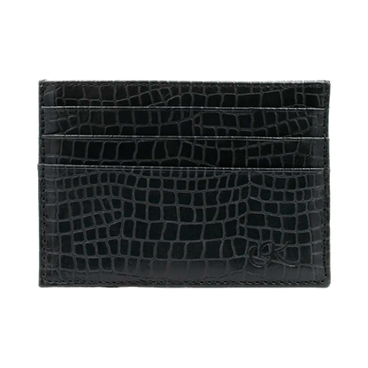 small black small leather print wallet. Accessory for men &amp; women. Shop in San Diego, CA.